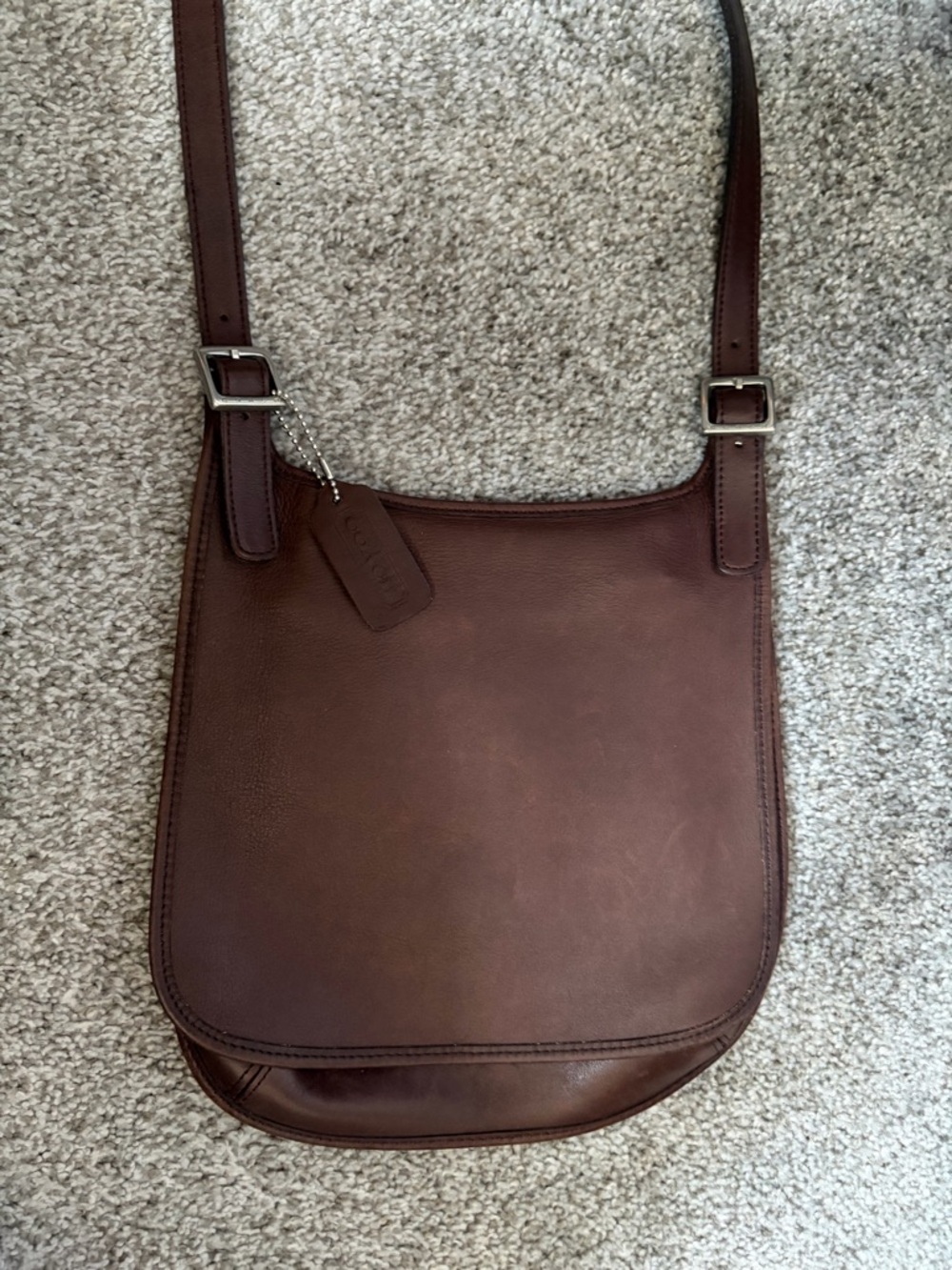 Vintage Coach Legacy Hippie Nickel/Brown K9P-9135